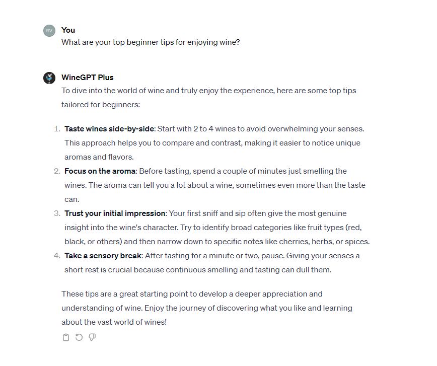 WineGPT Plus screenshot
